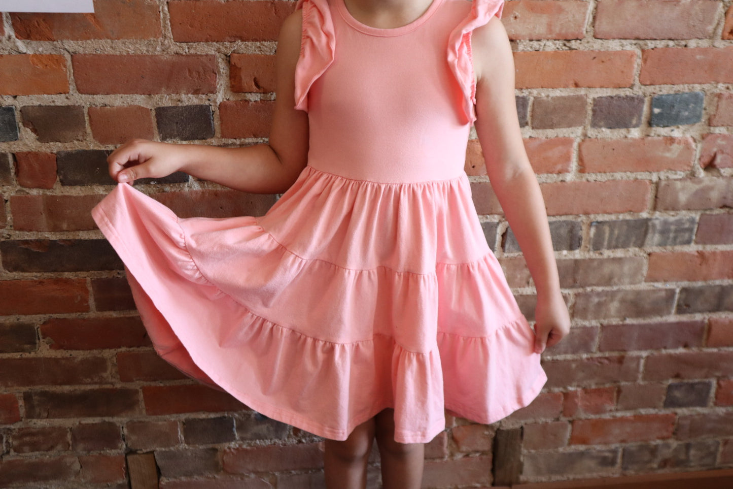 Blushing Ruffles Dress