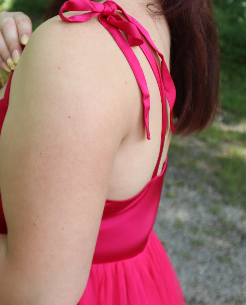 Fucshia Tulle Dress