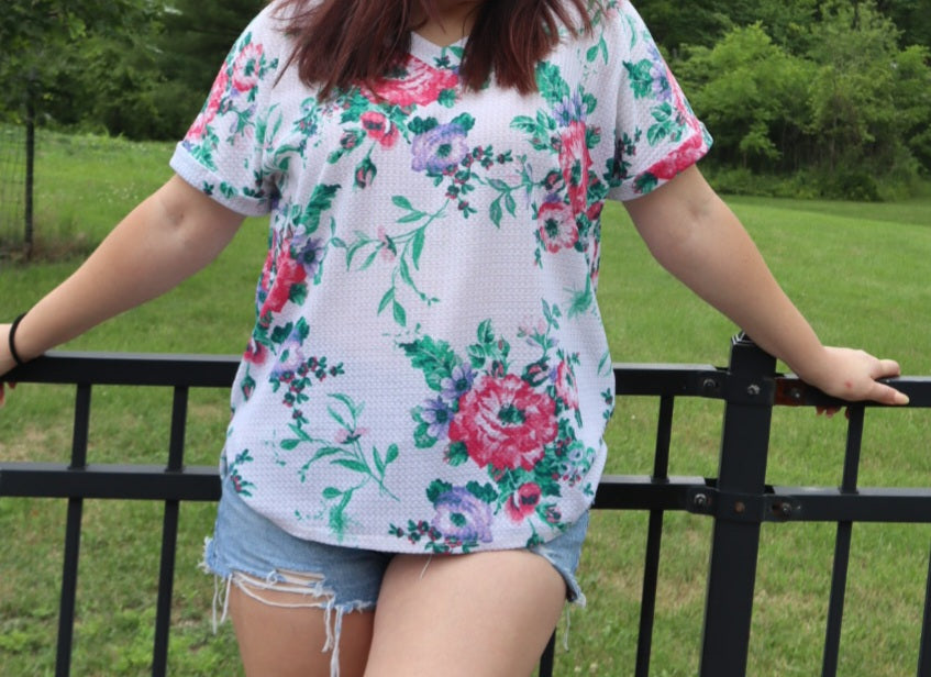 Hailey Waffle Knit Top