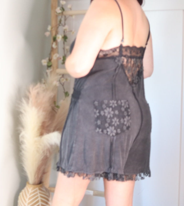 Peek & Beau Lace Romper