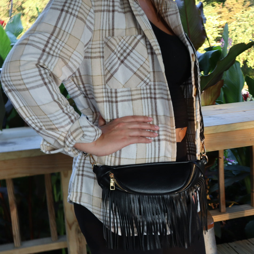 Fringe Crossbody Bag