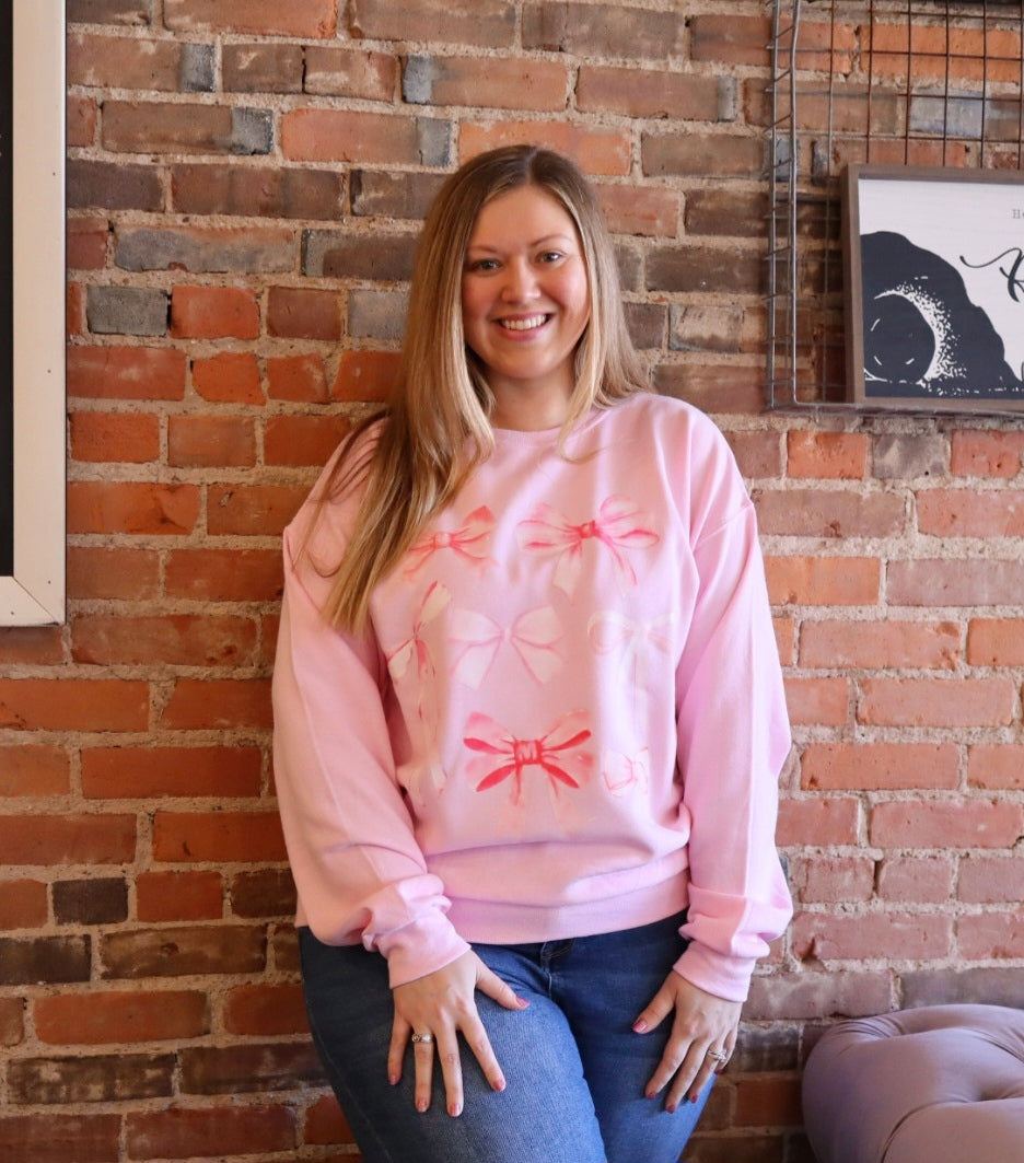 Wrapped with a Bow Crewneck