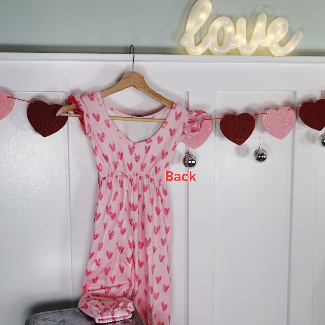 Scribble Hearts Jumpsuit
