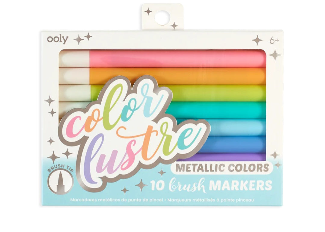 Color Lustre Metallic Brush Markers