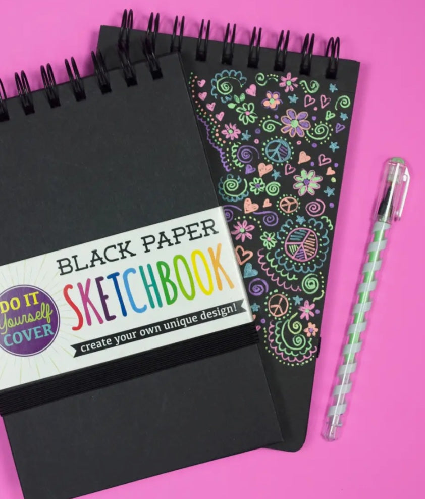 Black Paper Sketch Book (5×7.5")