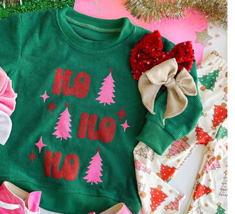 Ho Ho Ho Corded Pullover