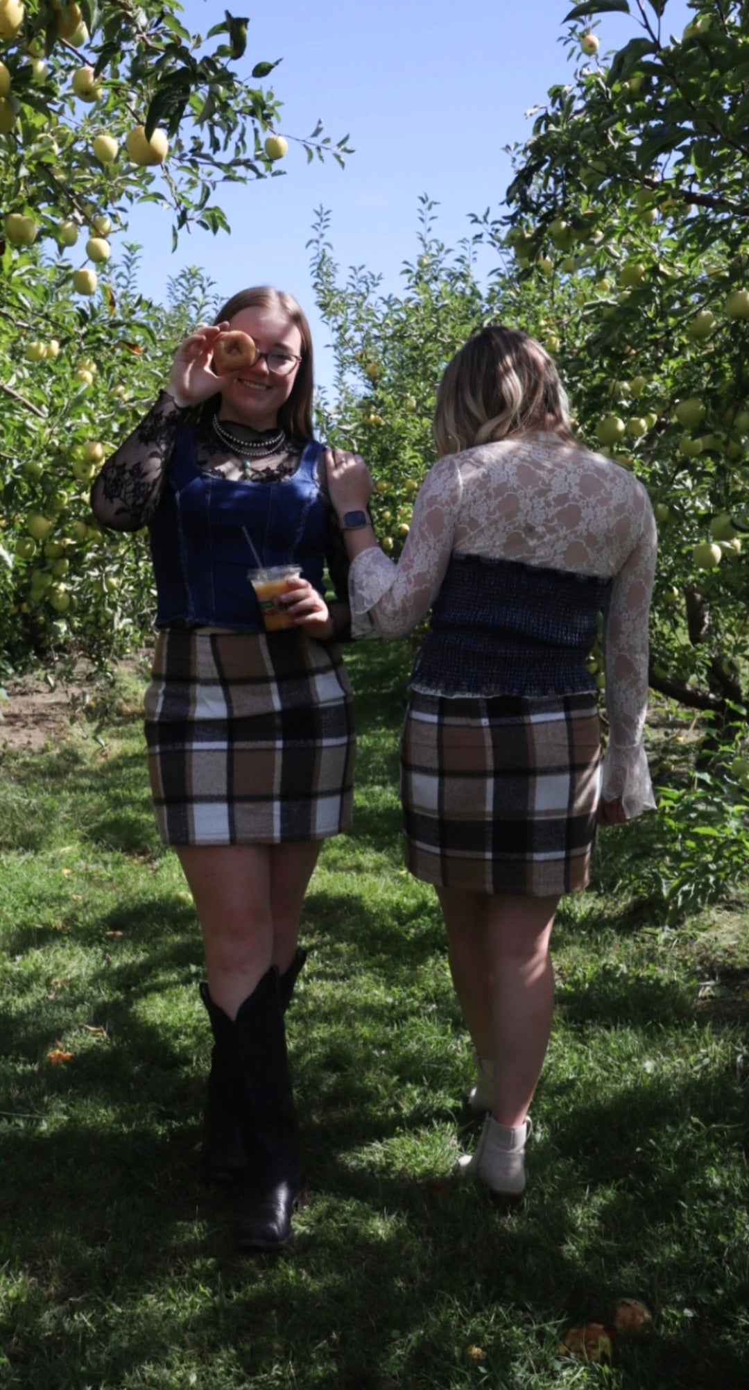 Harvest Plaid Skirt