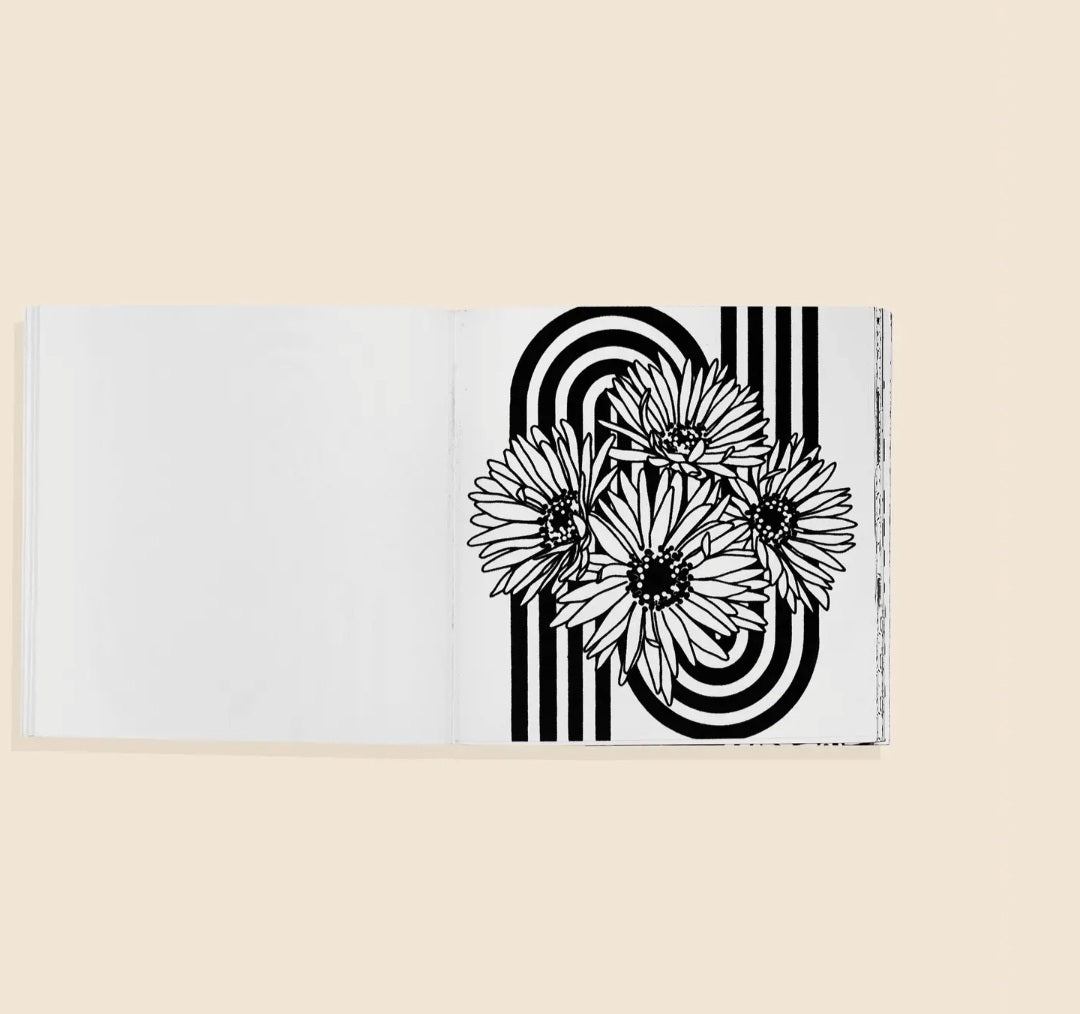 Heyday: A Retro Flower Design Coloring Book