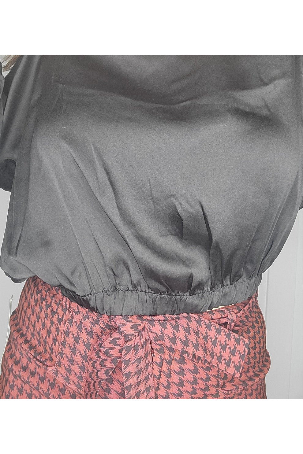 Milan Black Sheer Blouse