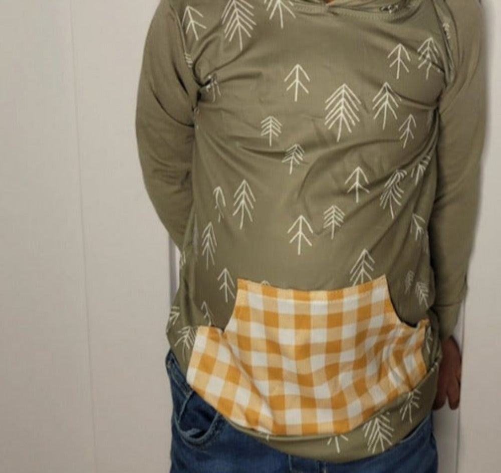 Hooded Long Sleeve Shirt