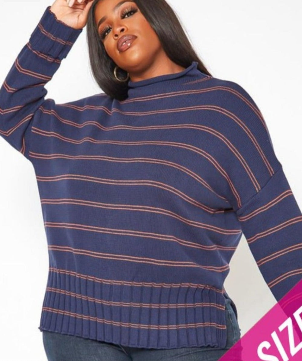 Illini Mockneck Sweater