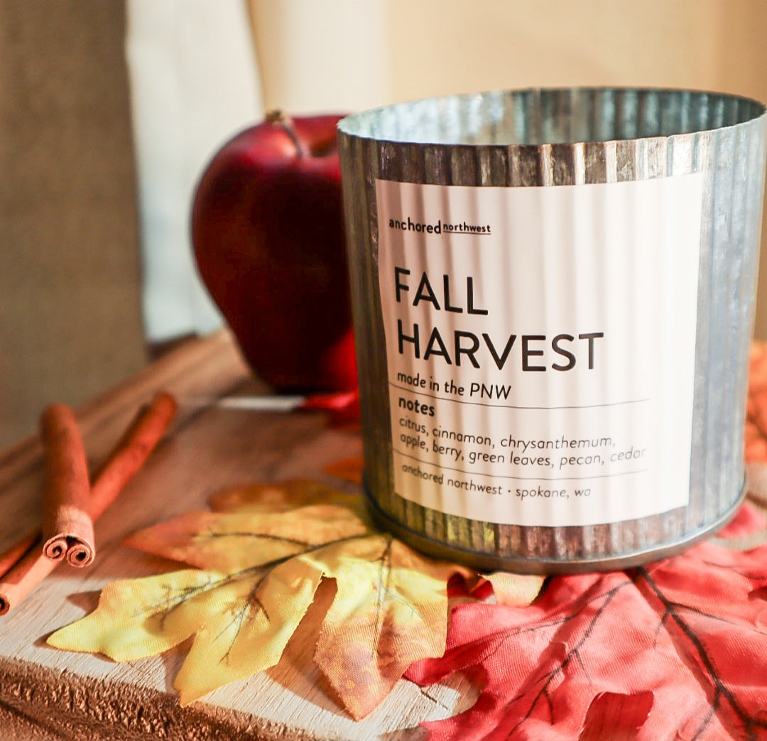 Fall Harvest Wood Wick Candle