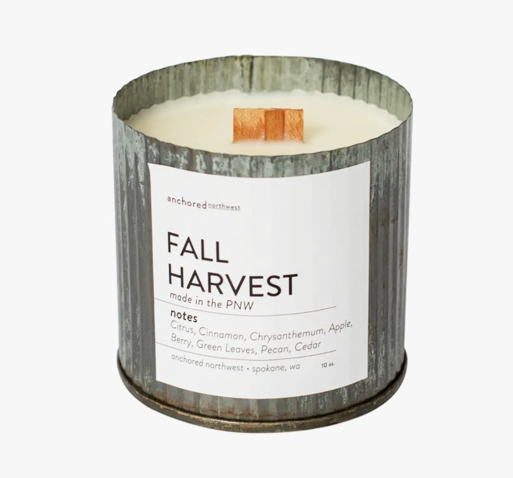 Fall Harvest Wood Wick Candle