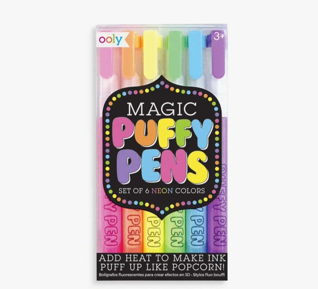 Magic Neon Puffy Pens