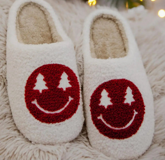 Christmas Tree Eye Slippers