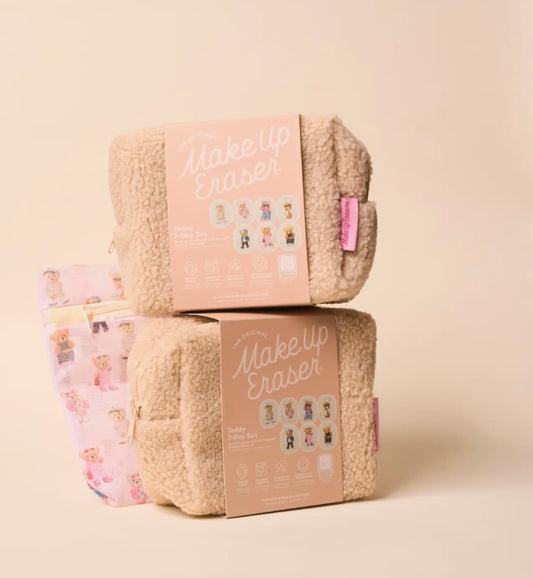 7 Day Teddy Bear Makeup Eraser Gift Set