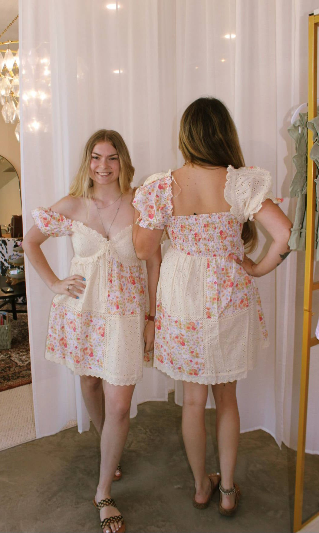 Petal Boho Mini Dress