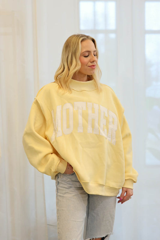 MOTHER Mock Neck Sweatshirt