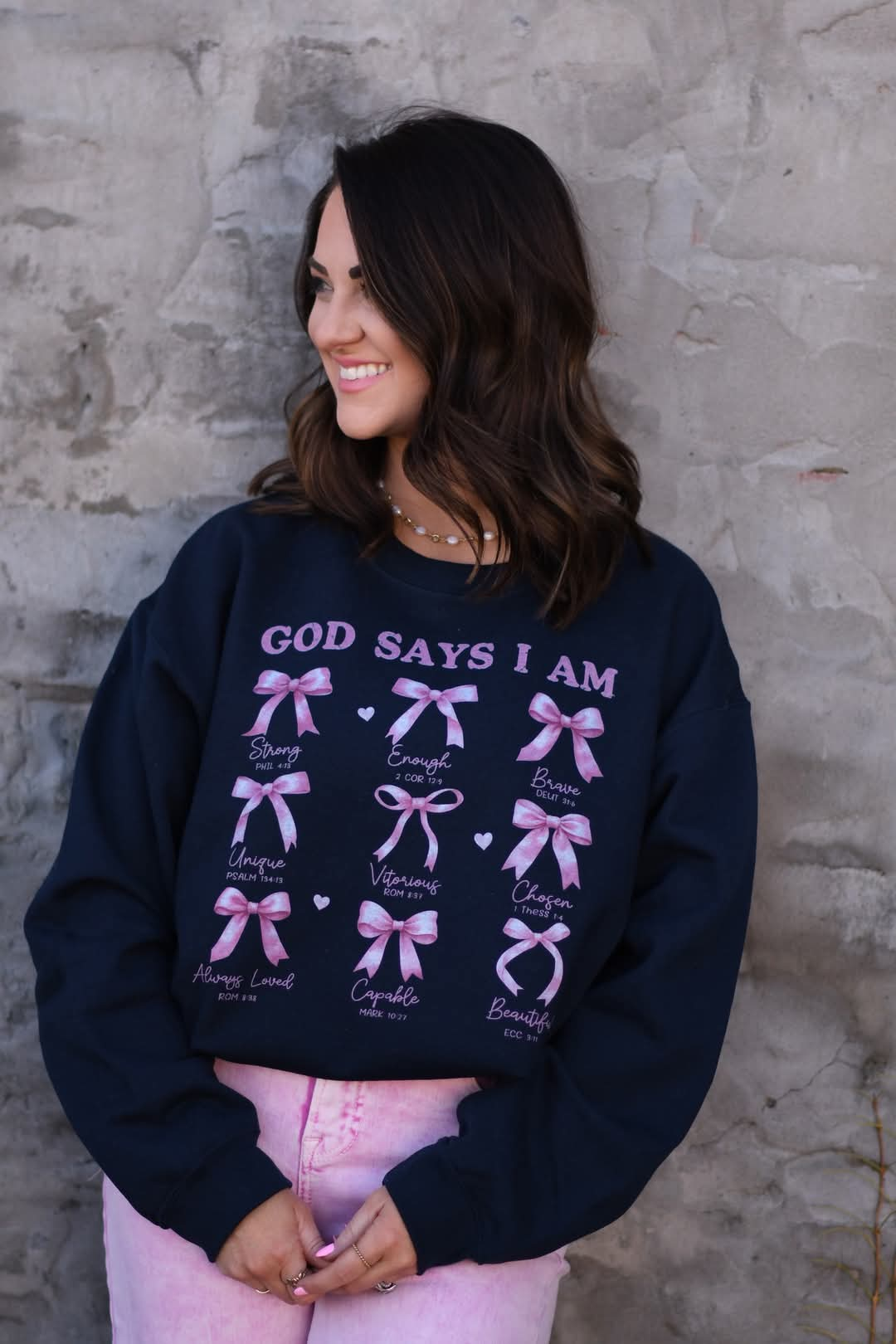 God Says I Am Crewneck