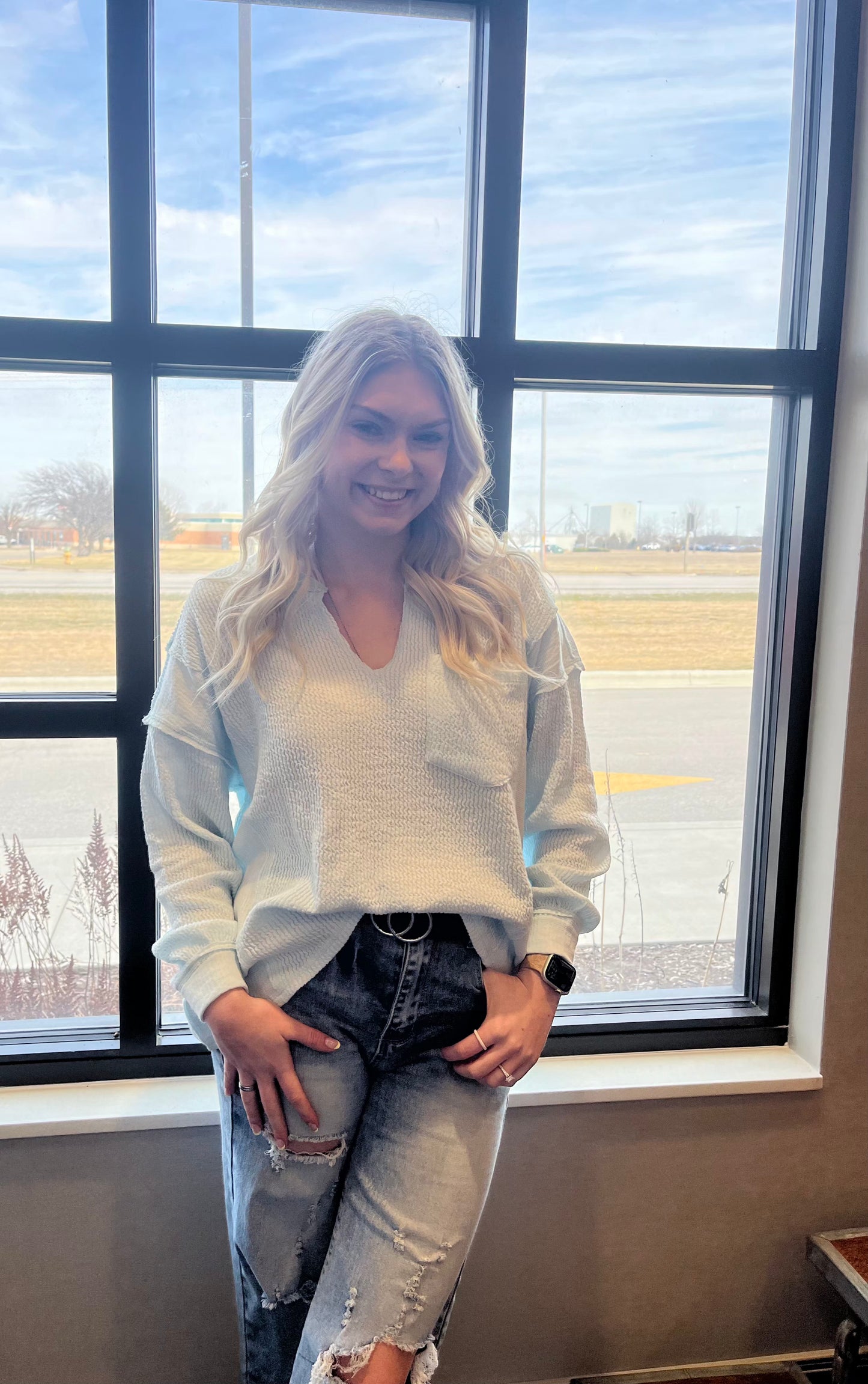 Breezy Blue Long Sleeve