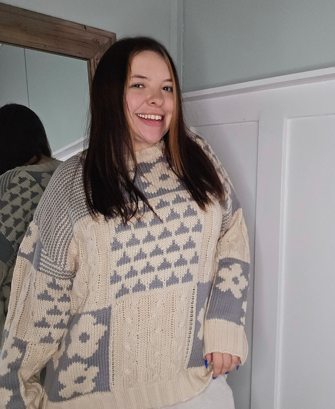 Modern Mosaic Sweater
