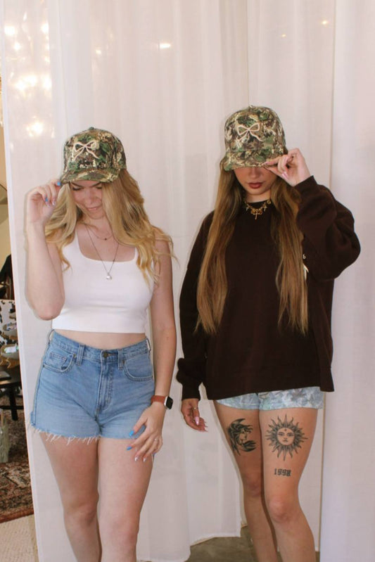 Camo Bow Trucker Hat