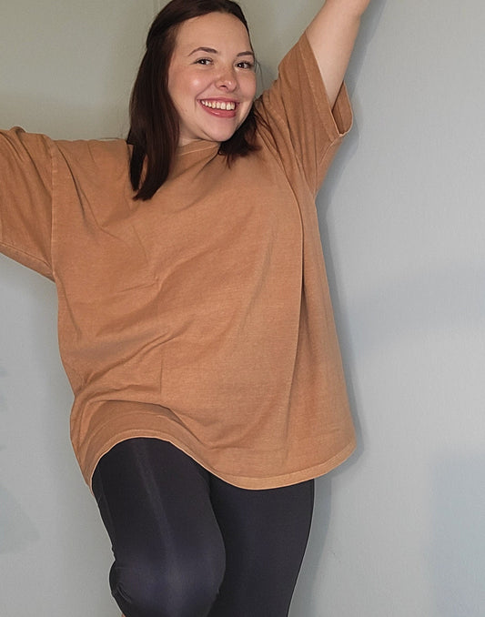 Brown Sugar Oversized T-Shirt