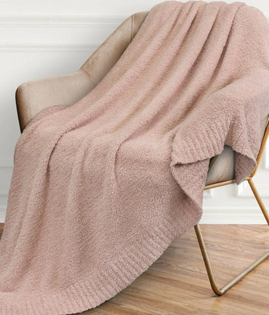 Fluffy Knit Blanket